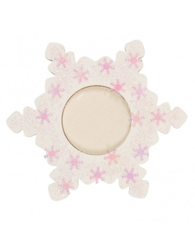 BEL50136,Candela de decorat Fulg de zapada