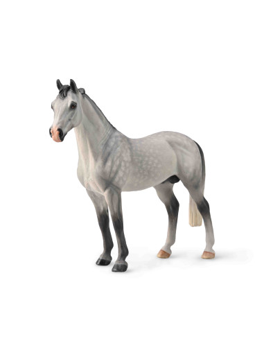 COL88957XL,Figurina pictata manual armasar Hanoverian Dappled Grey