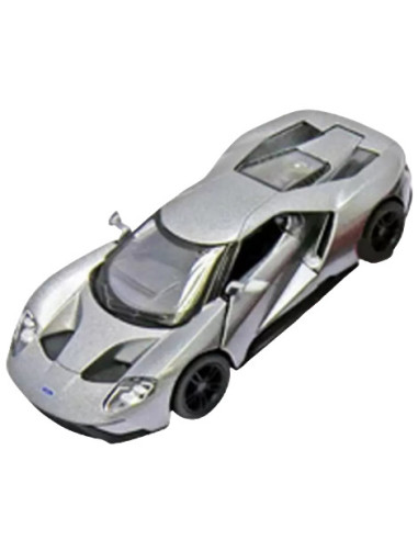 GOKI12256,Masinuta die cast Ford GT 2017, scara 1:38, 12.5 cm, gri