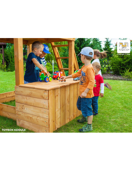 FU03528,Complex de joaca din lemn Fungoo Maxi set SPIDER LAND