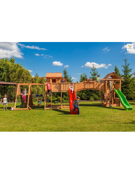 FU03528,Complex de joaca din lemn Fungoo Maxi set SPIDER LAND