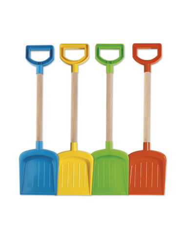 AGI4230-0000,Lopata mare 52 cm, cu coada din lemn, pentru joaca in nisip