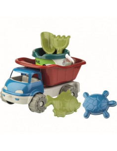 AGI6041-0RIC,Set jucarii apa si nisip cu basculanta, galetusa, forme si unelte Recycled 2