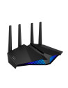 90IG07W0-MO3B10,ASUS RT-AX82U V2 AX5400 Dual Band WiFi 6 Gaming Router Mobile Game Mode AiMesh support AURA RGB Gaming port Gear