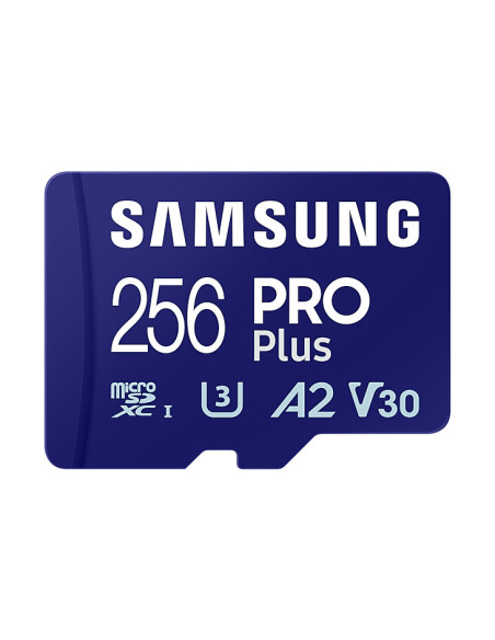 MB-MD256SA/EU,SAMSUNG PRO Plus 256GB microSD UHS-I U3 Full HD 4K UHD 180MB/s Read 130MB/s Write Memory Card Incl. SD-Adapter 202