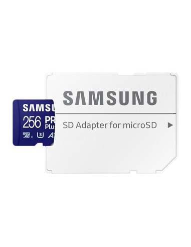 MB-MD256SA/EU,SAMSUNG PRO Plus 256GB microSD UHS-I U3 Full HD 4K UHD 180MB/s Read 130MB/s Write Memory Card Incl. SD-Adapter 202