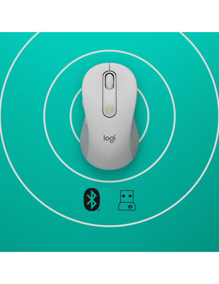 910-006275,LOGITECH M650 Signature Bluetooth Mouse - OFF-WHITE - B2B "910-006275"
