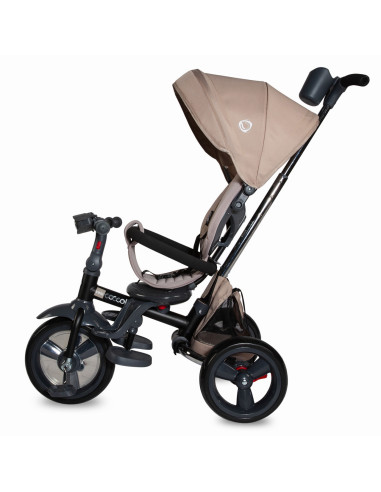 339012544,Tricicleta multifunctionala 4in1 cu sezut reversibil Coccolle Velo Bej