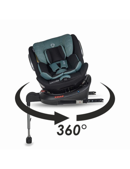 321085680,Scaun auto rotativ 0-36 kg Coccolle Vigo Emerald Green