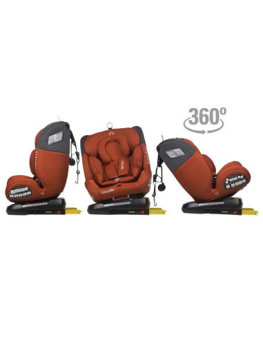 332085745,Scaun auto rotativ 0-36 kg Coccolle Atira Cinnamon brown