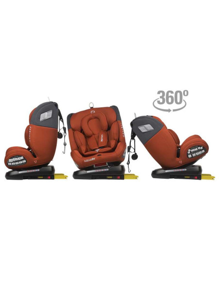 332085745,Scaun auto rotativ 0-36 kg Coccolle Atira Cinnamon brown