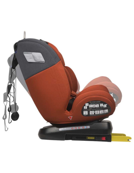 332085745,Scaun auto rotativ 0-36 kg Coccolle Atira Cinnamon brown