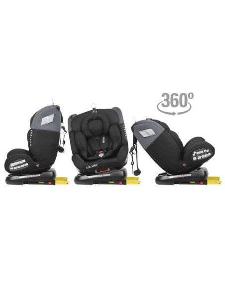 332085760,Scaun auto rotativ 0-36 kg Coccolle Atira Diamond Black