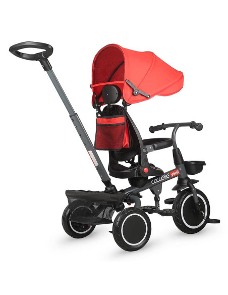 323010820,Tricicleta multifunctionala Coccolle Venti Chili pepper