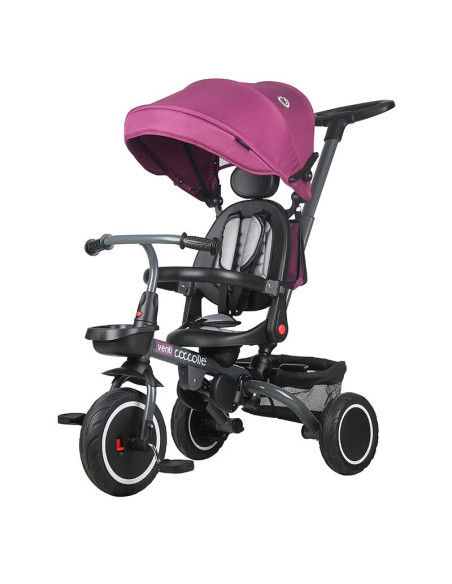 323010850,Tricicleta multifunctionala Coccolle Venti Magenta