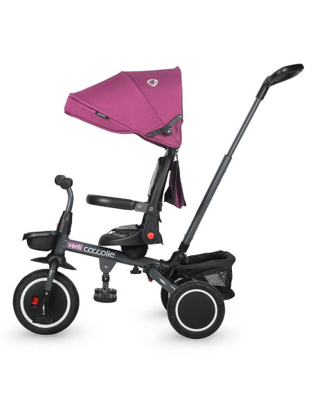 323010850,Tricicleta multifunctionala Coccolle Venti Magenta