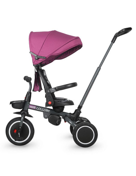 323010850,Tricicleta multifunctionala Coccolle Venti Magenta