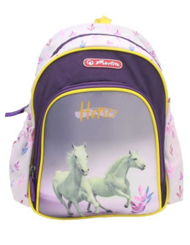 9492170,Ghiozdan cool Herlitz, dimensiune 31 x 20 x 12 cm, Motiv white horse