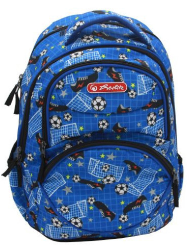 9492290,Rucsac zipper cube, dimensiune 43 x 29 x 22 cm, motiv footbal