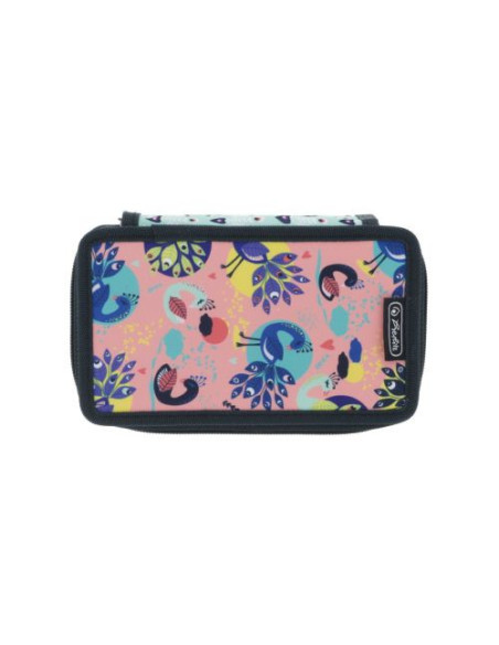 50043392,Penar echipat 31 piese, 3 compartimente, motiv fancy peacock