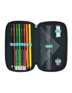 50043392,Penar echipat 31 piese, 3 compartimente, motiv fancy peacock 2