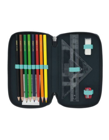 50043408,Penar echipat 31 piese, 3 compartimente, motiv sweet jungle