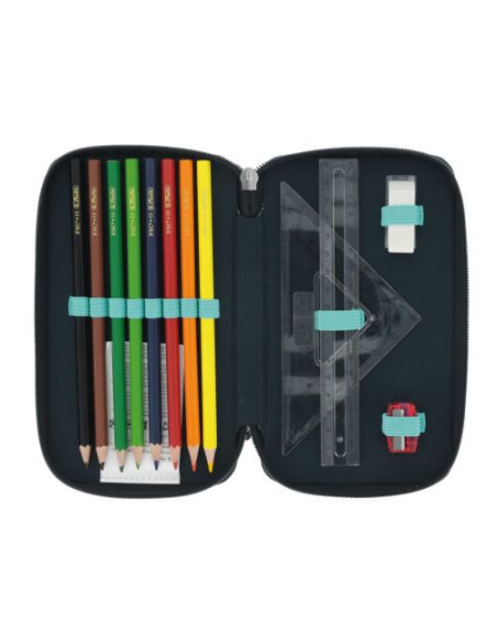 50043408,Penar echipat 31 piese, 3 compartimente, motiv sweet jungle