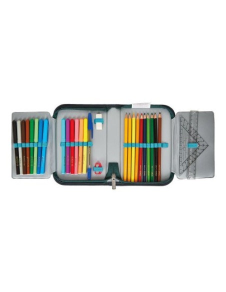 50043316,Penar echipat 31 piese, 2 clape, motiv green rex 50043316,Penar echipat 31 piese, 2 clape, motiv green rex