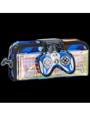 FTGA-PC04A,Penar tip etui fun time 2 in 1, motiv total gamer