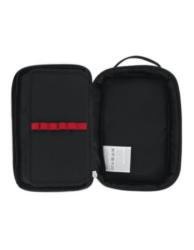 50043569,Penar tip etui 2 go, motiv graffiti rosu/negru