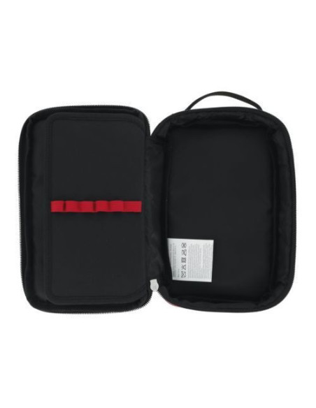 50043569,Penar tip etui 2 go, motiv graffiti rosu/negru