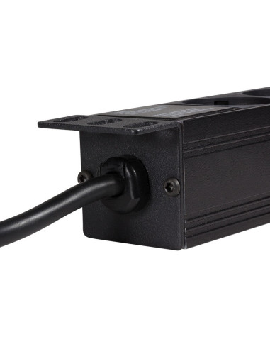 PDU9C03,PDU LOGILINK 1U pt. rack 19 inch, 9 prize Schuko, intrare Schuko, max 16 A, 2 m, "PDU9C03"