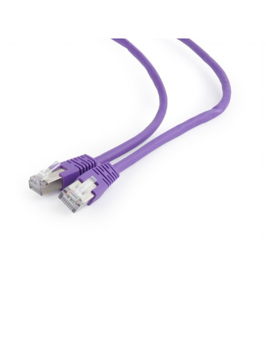 RY-PP6-0.25M/V,PATCH CORD FTP GEMBIRD Cat6, cupru-aluminiu, 0.25 m, violet, AWG26, ecranat "PP6-0.25M/V"