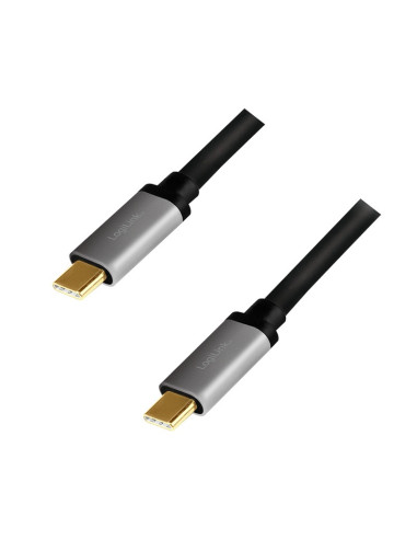 CUA0106,CABLU alimentare si date LOGILINK, pt. smartphone, USB 3.2, USB Type-C (T) la USB Type-C (T), suporta pana la 20V/5A 100