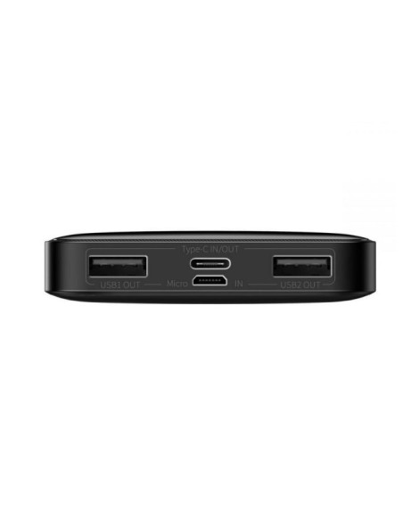 PPDML-I02,POWER BANK Baseus Bipow Digital Display, 10000mAh, PD 15W, 2 x USB 1 x USB Type-C, 1 x Micro USB digital display pt. s