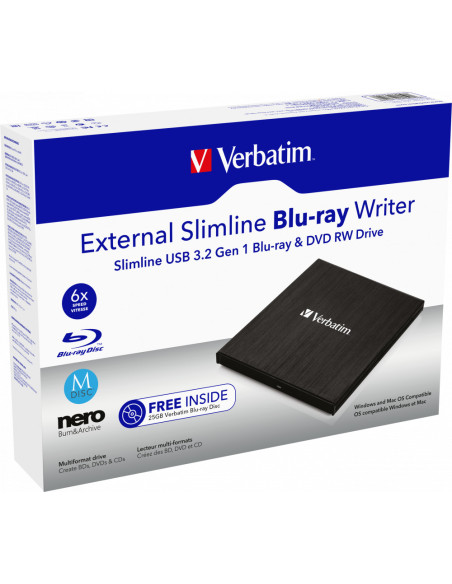 43890,EXTERNAL SLIMLINE BLU-RAY USB 3.0 "43890" 43890,EXTERNAL SLIMLINE BLU-RAY USB 3.0 "43890"