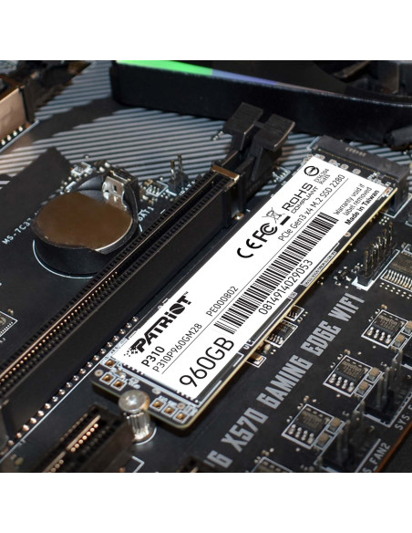 P310P960GM28,SSD PATRIOT, P310, 960 GB, M.2, PCIe Gen3.0 x4, R/W: 2100/1800 MB/s, "P310P960GM28"