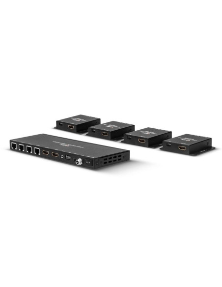 LY-38155,Lindy 50m Cat.6 4 Port HDMI & IR Extende, "LY-38155"