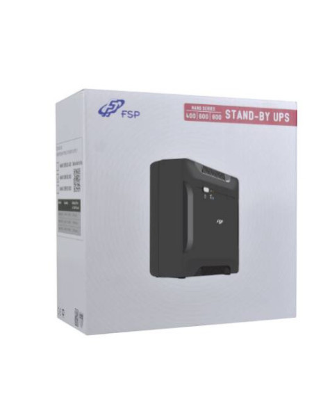 PPF4800305,UPS FORTRON Offline (fara AVR), 800VA/ 480W, 2 x socket Schuko, indicatie status cu LED, 1 baterie 12V/9Ah, "NANO800"