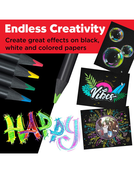 FC116436,Creioane colorate FABER-CASTELL 36 culori, Black Edition FC116436,Creioane colorate FABER-CASTELL 36 culori, Black Edition