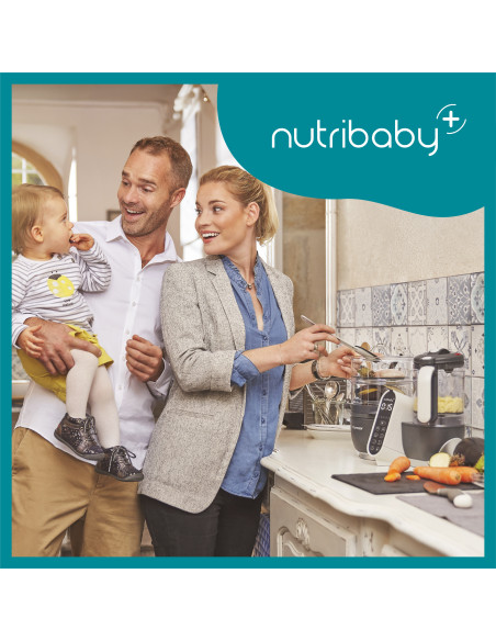 BB-A001124,Babymoov - Robot multifunctional 5 in 1 Nutribaby (+) Industrial Grey