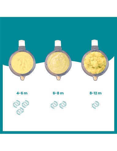 BB-A001124,Babymoov - Robot multifunctional 5 in 1 Nutribaby (+) Industrial Grey