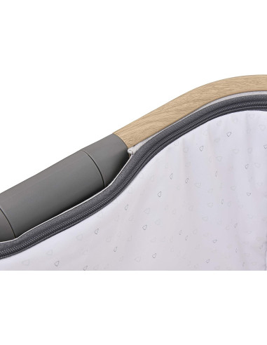 BB-211205/3590,Tutti Bambini – Patut 2 in 1 co-sleeper CoZee Oak & Charcoal