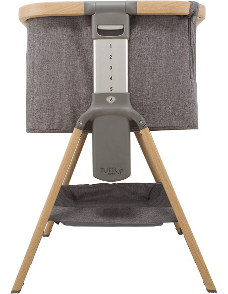 BB-211205/3590,Tutti Bambini – Patut 2 in 1 co-sleeper CoZee Oak & Charcoal