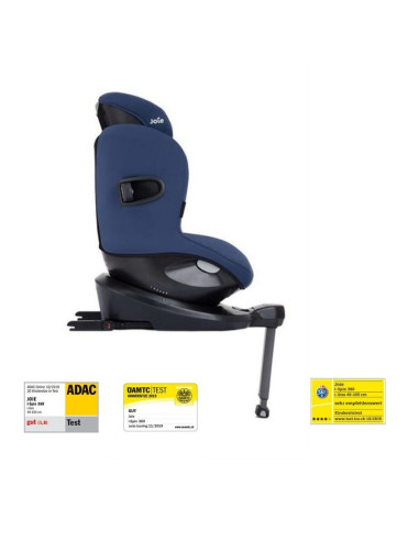 BB-C1801KADSE000,Joie - Scaun auto i-Spin 360° Deep Sea, nastere - 105 cm, testat ADAC
