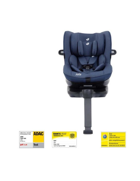 BB-C1801KADSE000,Joie - Scaun auto i-Spin 360° Deep Sea, nastere - 105 cm, testat ADAC