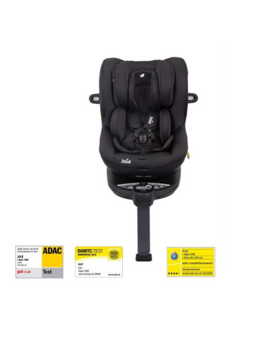 BB-C1801KACOL000,Joie - Scaun auto i-Spin 360° Coal, nastere - 105 cm, testat ADAC