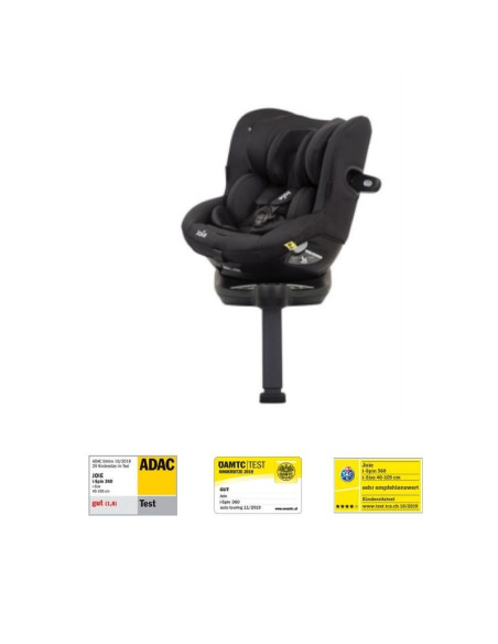 BB-C1801KACOL000,Joie - Scaun auto i-Spin 360° Coal, nastere - 105 cm, testat ADAC