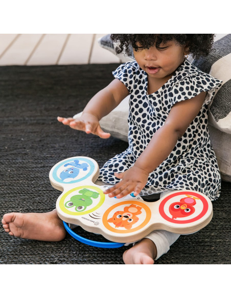 BB-11650,Baby Einstein – Jucarie muzicala de lemn Hape Magic Touch Drum™