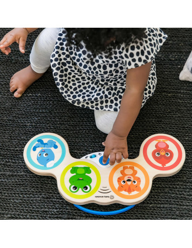 BB-11650,Baby Einstein – Jucarie muzicala de lemn Hape Magic Touch Drum™